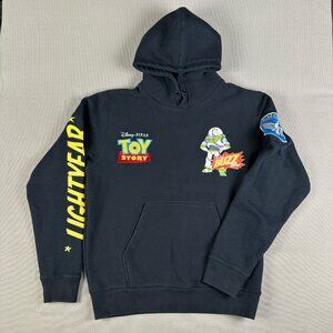 Disney Pixar Toy Story Buzz Lightyear Sweater Mens Hoodie Space Rangers Medium M